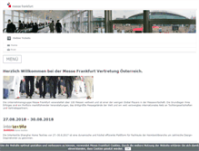 Tablet Screenshot of messe-frankfurt.at